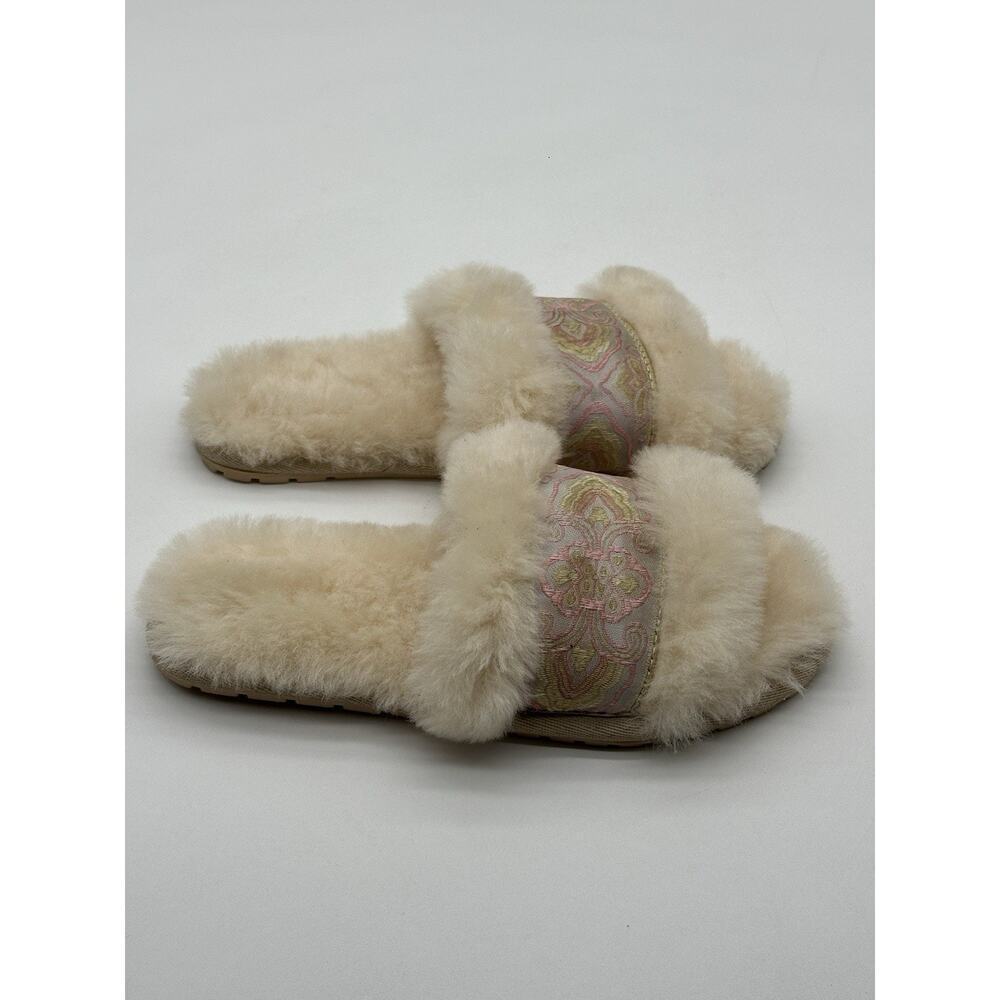 emu australia slipper sandals Womens 6 Paisley Embroidery Stripe‎